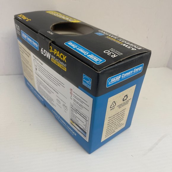 3pk Feit R30 Light Bulbs- Dimmable Frost Reflector Recessed Flood R30 65W... 896 - Picture 2 of 7